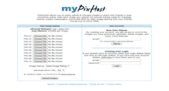 Desktop Screenshot of mypixhost.com